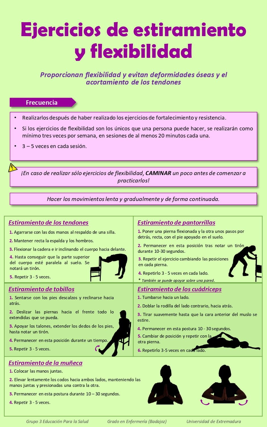 4. Ejercicios de estiramiento y flexibilidad